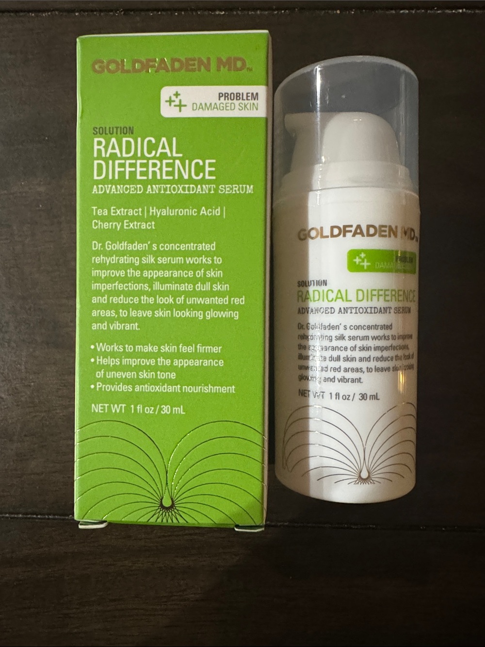 BRAND NEW GOLDFADEN MD RADICAL DIFFERENCE SERUM